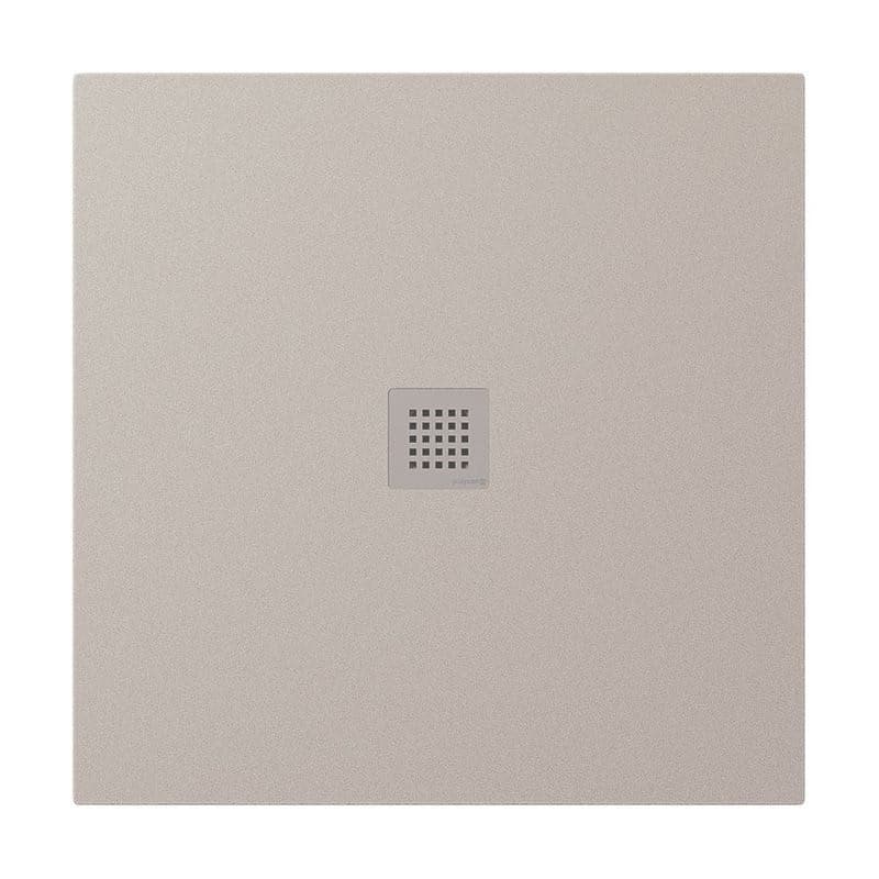 POLYSAN - TRENECA sprchová vanička z liateho mramoru s možnosťou úpravy rozmeru 90x90cm, béžová matná 84300.81