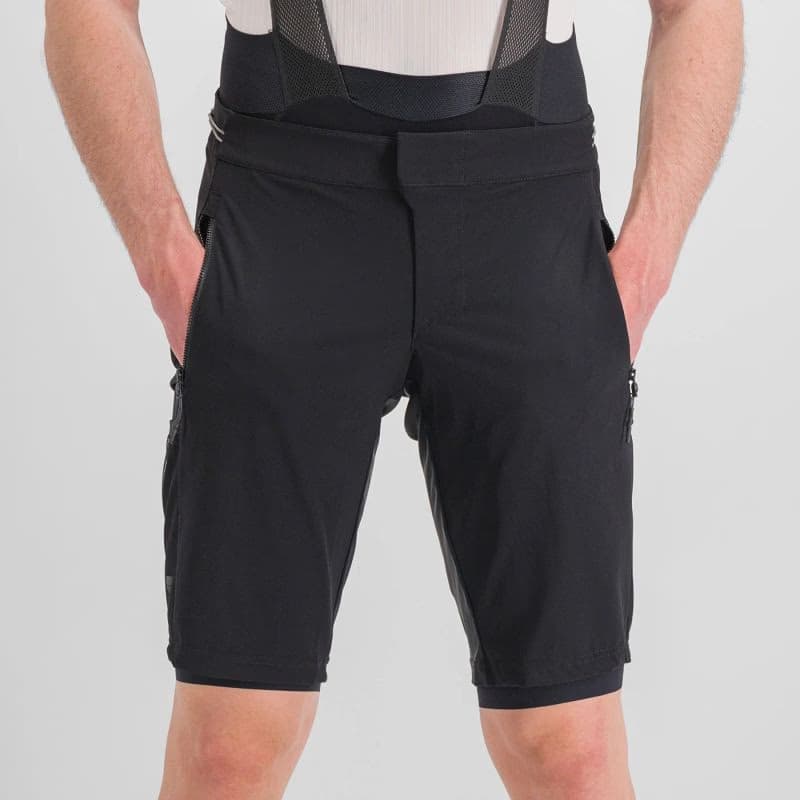Pánske cyklistické nohavice SPORTFUL Supergiara overshort, black 4