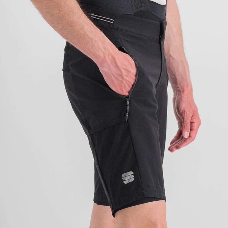 Pánske cyklistické nohavice SPORTFUL Supergiara overshort, black 6
