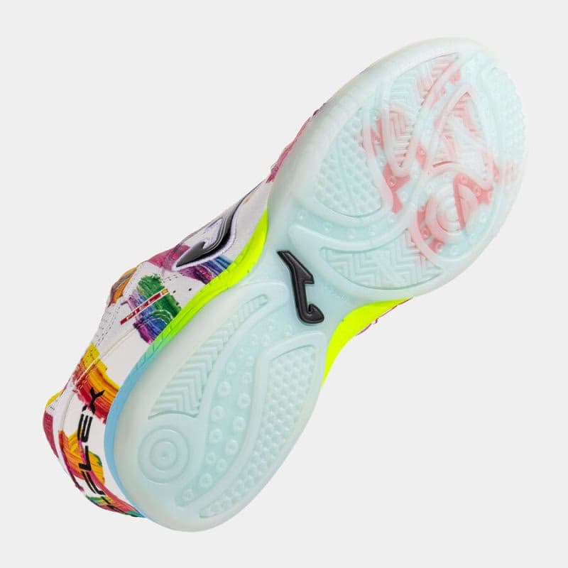Pánske futbalové kopačky halové JOMA Top Flex 2676 M IC white 4