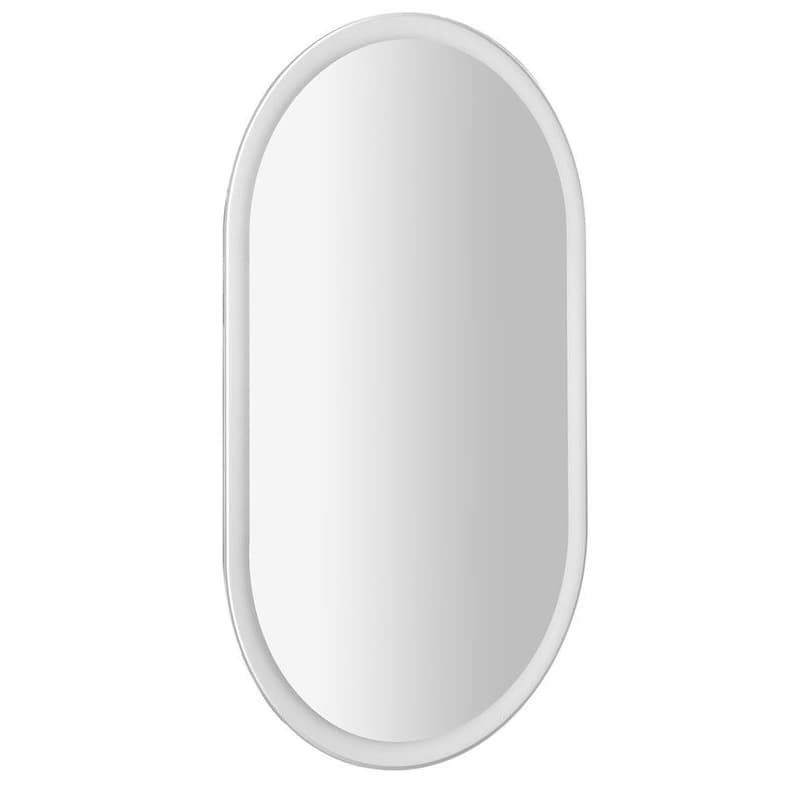 SAPHO - PARGA oválne zrkadlo s LED osvetlením 60x100 cm PG600