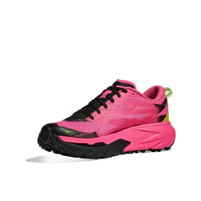 Dámska bežecká trailová obuv HOKA Mafate 5 W neon rose black 2