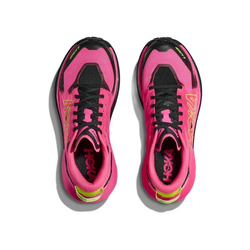 Dámska bežecká trailová obuv HOKA Mafate 5 W neon rose black 3
