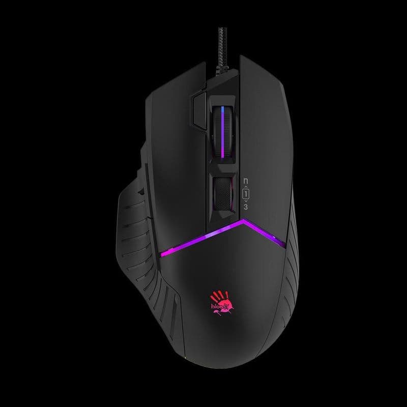 A4tech Bloody Myš W95 Max Activated, podsvietená herná myš, 12000 DPI, USB, Čierna
