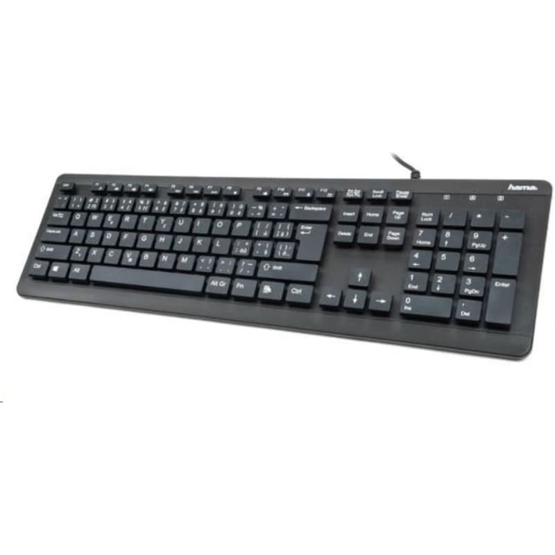 Hama vodeodolná klávesnica KC-600, káblová, čierna - SK 4