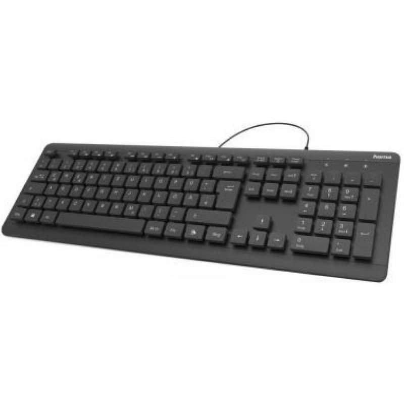 Hama vodeodolná klávesnica KC-600, káblová, čierna - SK 6