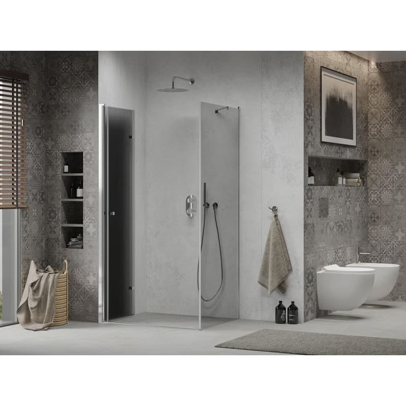 MEXEN/S - LIMA sprchovací kút 70x120, grafit, chróm 856-070-120-01-40 4