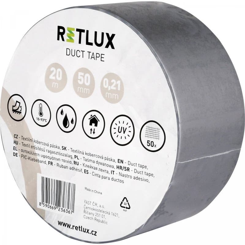 RIT DT2 Duct tape 20m x 50mm RETLUX 5
