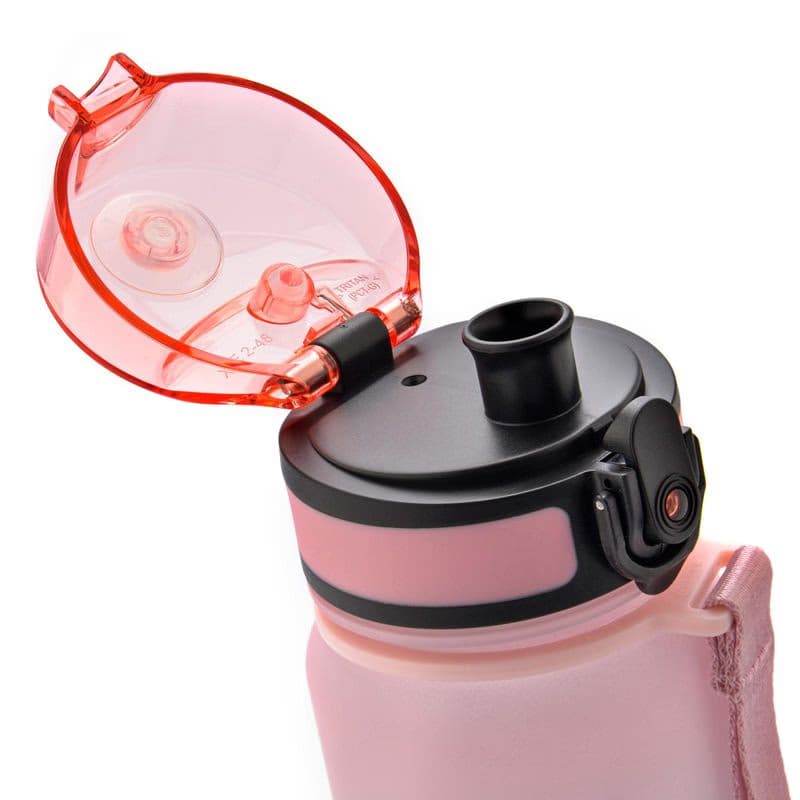 Tritánová športová fľaša MTR, 350ml, ružovo-modrá 3