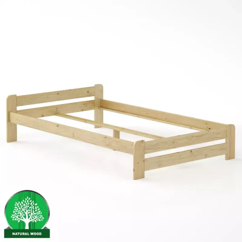 Posteľ borovica LK099–120x200 surová 1
