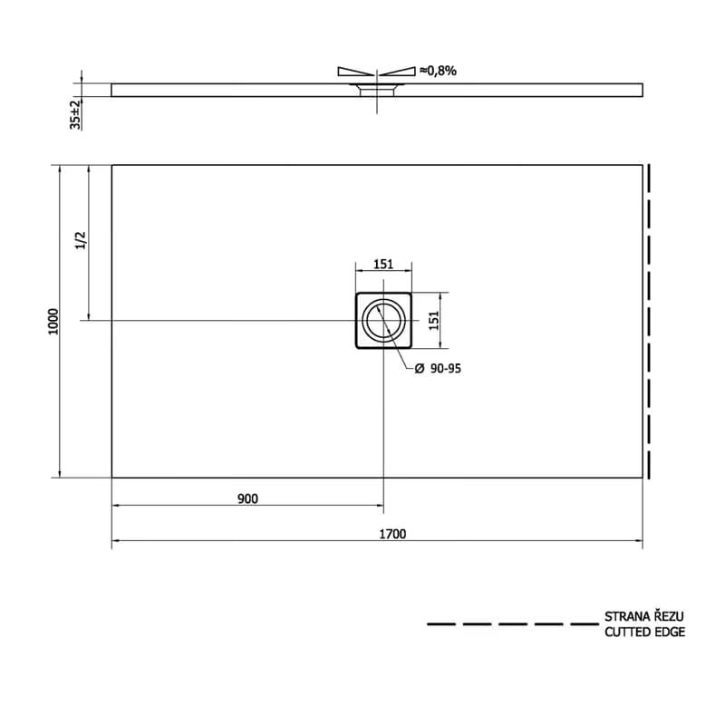 Polysan FLEXIA 170 x 100 cm 72918 2