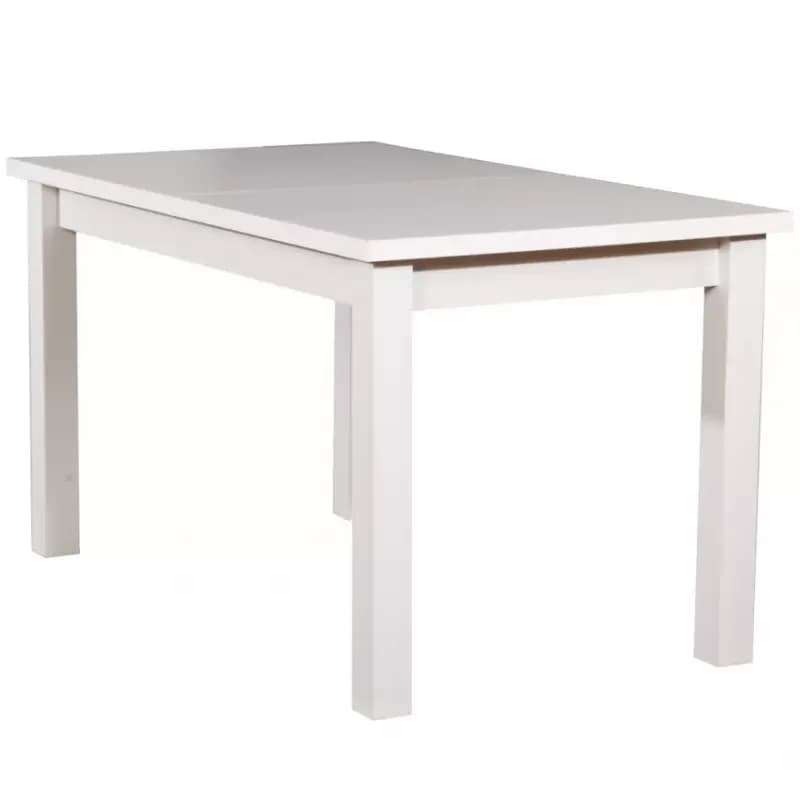 Rozkladací stôl  ST28 120/160x80cm biely laminat 1