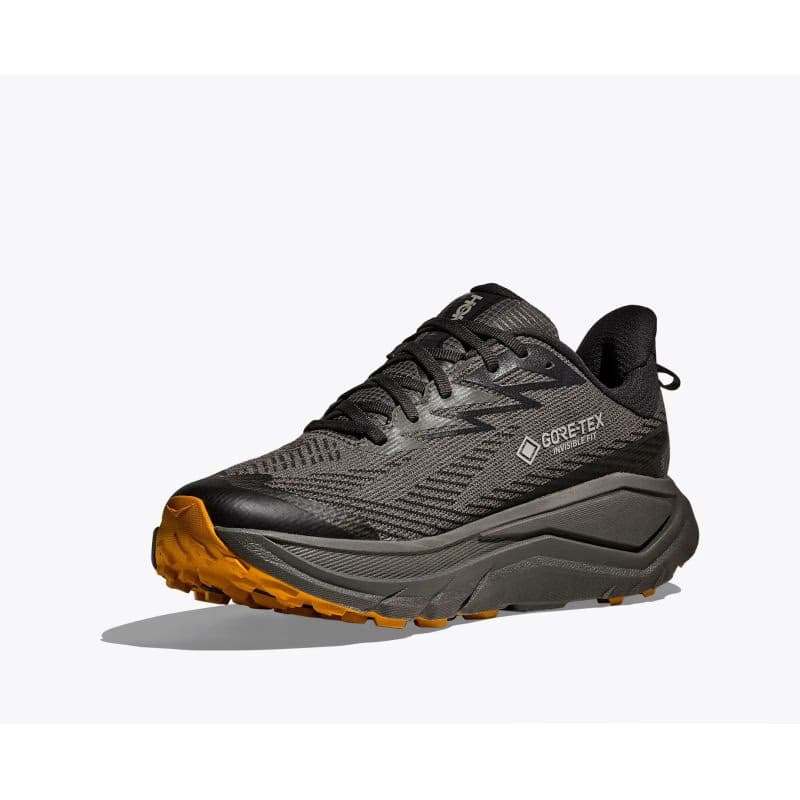 Pánska bežecká trailová obuv HOKA Challenger 8 GTX M asphalt grey varsity yellow 3