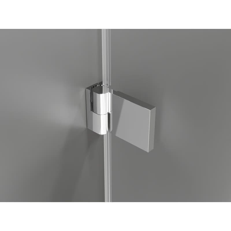 MEXEN/S - Lunar-B L sprchový kút dvere krídlové pravá 85 x 80, transparent, chróm 832L-085-080-01-00-P 5