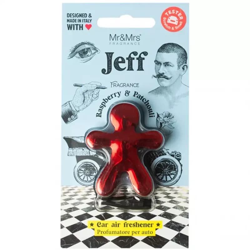 Osviežovač Jeff Raspberry Red 1