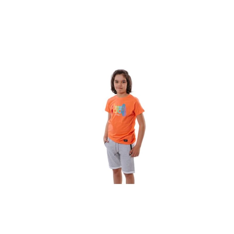 Chlapčenské tričko s krátkym rukávom AUTHORITY KIDS T-PLAYKO_coral