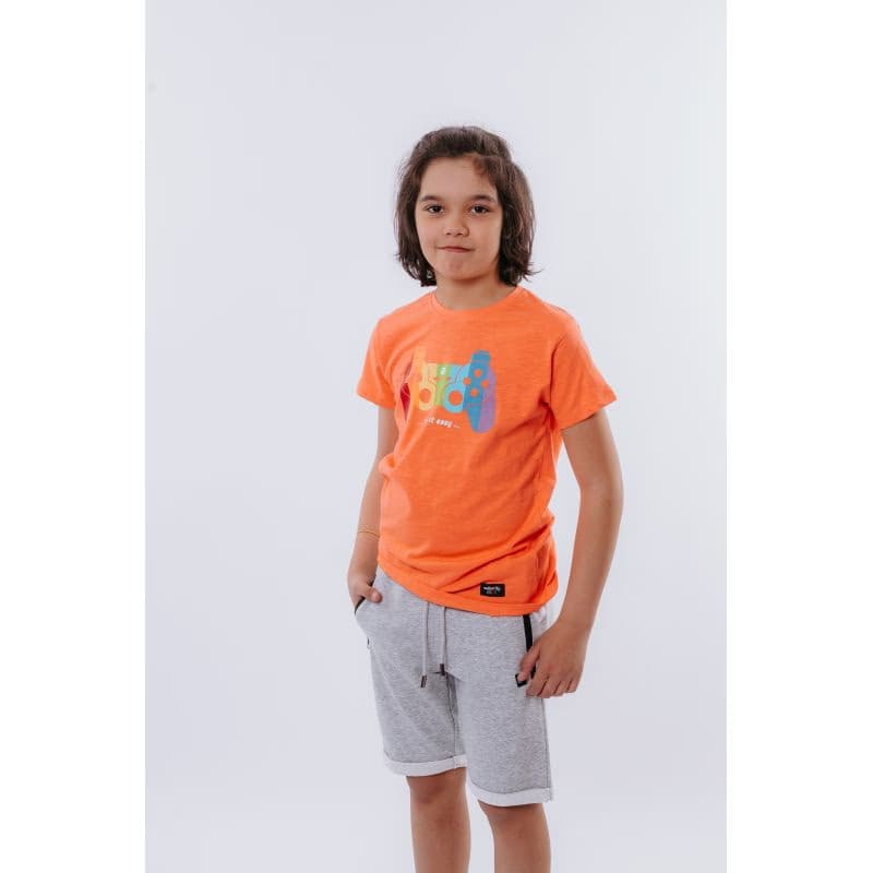 Chlapčenské tričko s krátkym rukávom AUTHORITY KIDS T-PLAYKO_coral 2