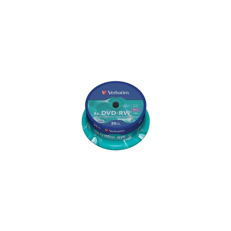 VERBATIM DVD-RW(25-pack)Spindle/4x/4.7GB