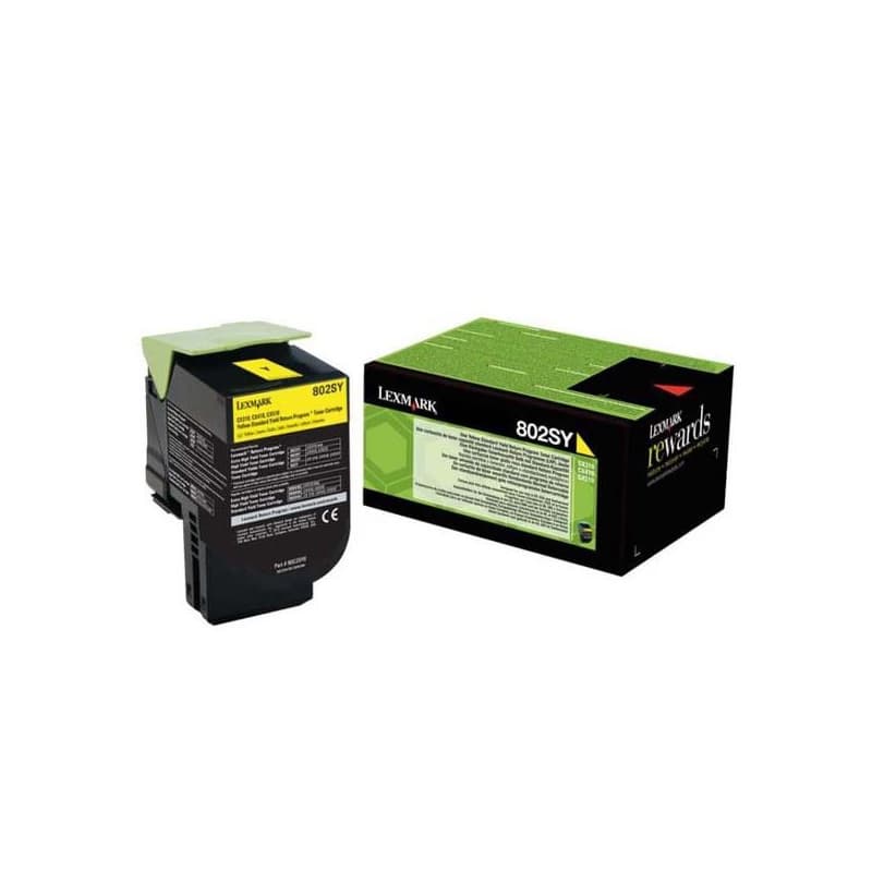 LEXMARK 802S (80C2SY0) - originálny 1