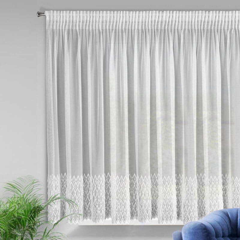 ArtFir Záclona AMY P | biela 300 x 150 cm 1