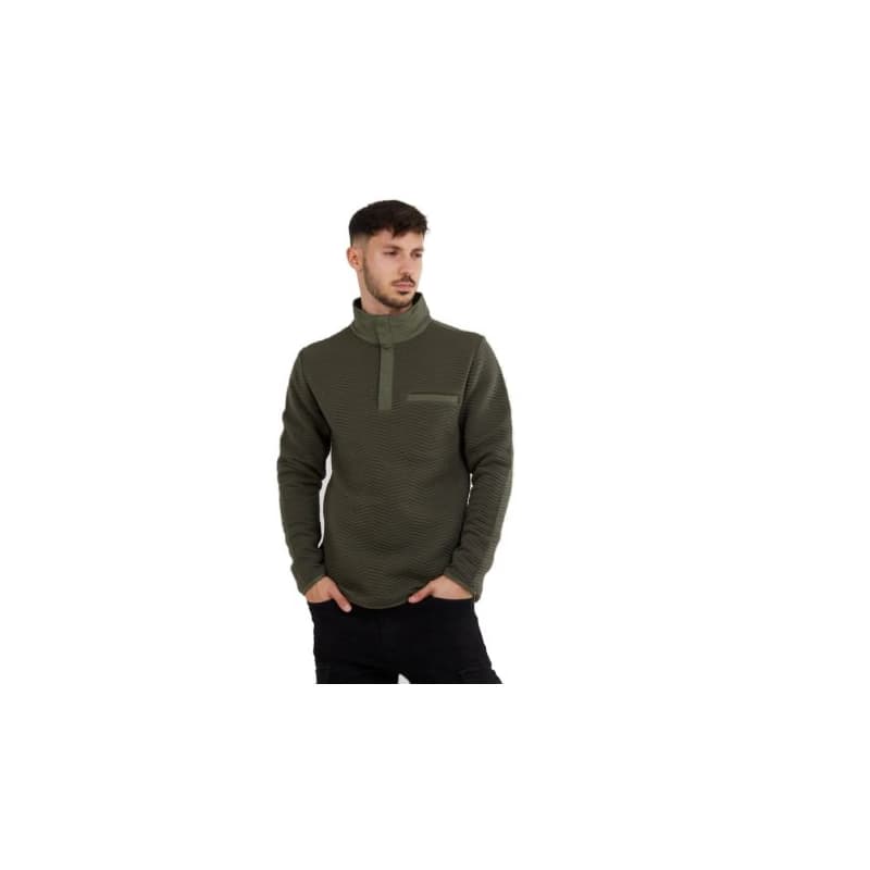 Pánska mikina FUNDANGO Vertigo Sweatshirt-590-oliv