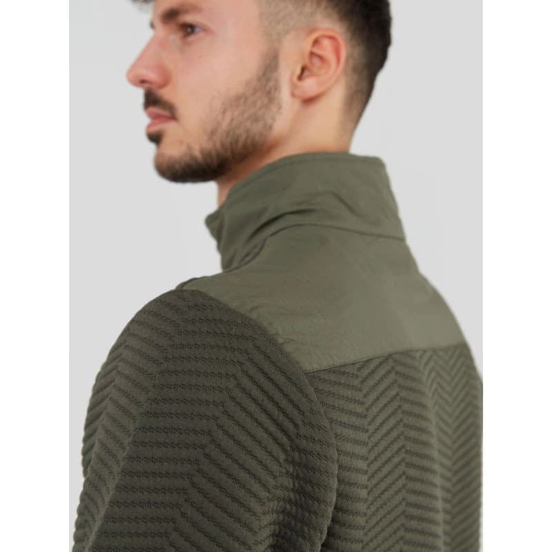 Pánska mikina FUNDANGO Vertigo Sweatshirt-590-oliv 5