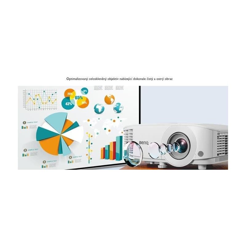 BenQ DLP Projektor MH560C + AVELI nástenné projekčné plátno, 204x115cm (16:9) 6
