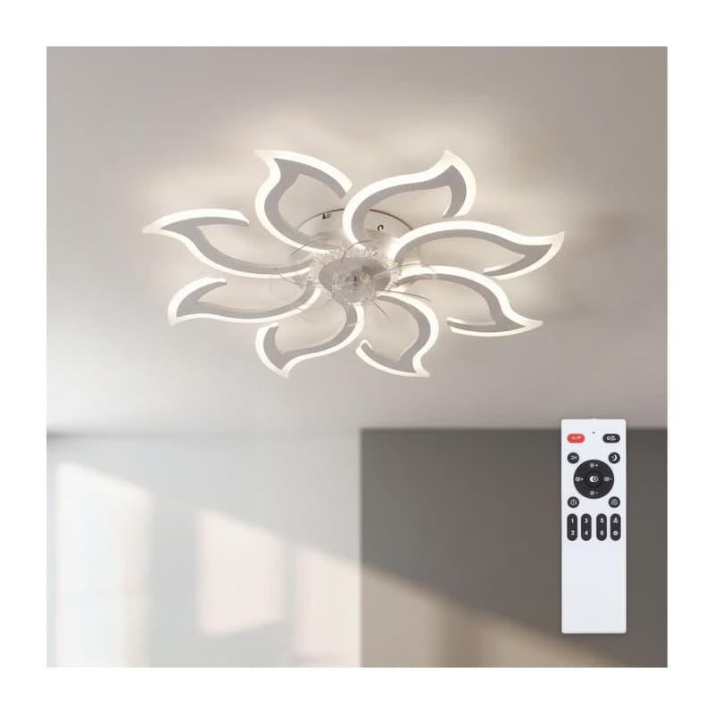 Brilagi - stmievateľný LED stropný látor LED/44W/230V Ø 90 cm biely + diaľkové ovládanie WF-OSD-115-WHT