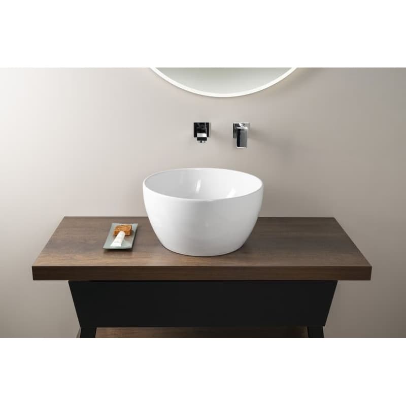 GSI - PURA keramické umývadlo na dosku vysoké, piemer 42cm, biela ExtraGlaze 885211 5