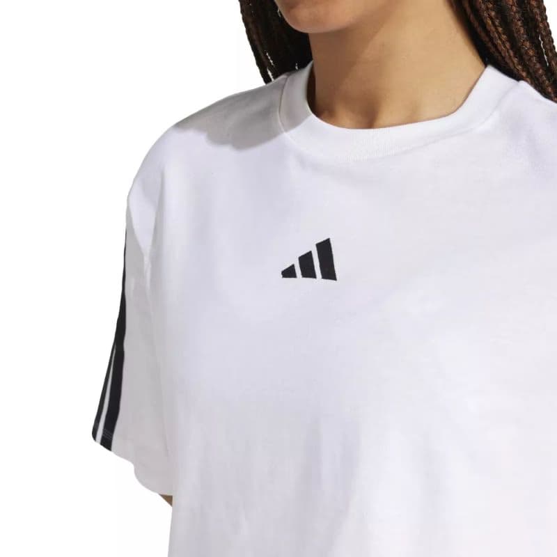 Dámske tričko s krátkym rukávom ADIDAS W 3S SJ TLR T WHITE BLACK 2
