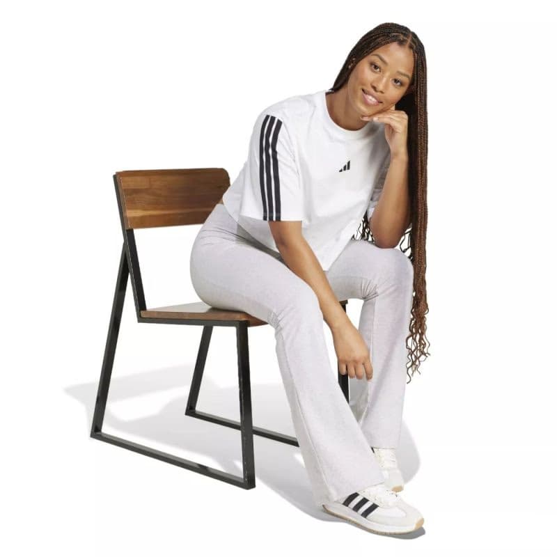 Dámske tričko s krátkym rukávom ADIDAS W 3S SJ TLR T WHITE BLACK 5