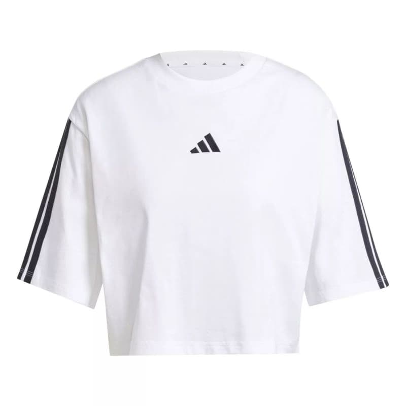 Dámske tričko s krátkym rukávom ADIDAS W 3S SJ TLR T WHITE BLACK 6