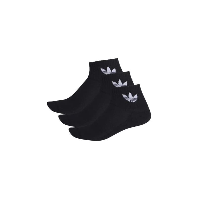 Ponožky ADIDAS ORIGINALS 3 PACK - MID ANKLE SCK-BLACK 1