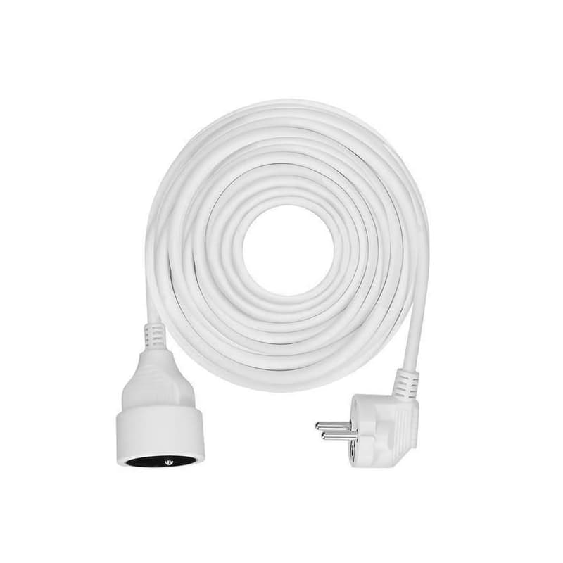 Solight 1z predlžovací prívod - spojka, 15m, 3 x 1, 5mm2, biela
