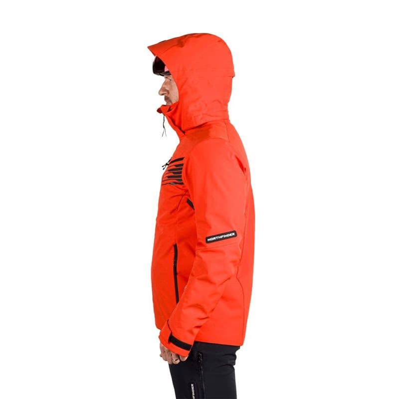 Pánska lyžiarska bunda NORTHFINDER BARTALAN-361redblack 4