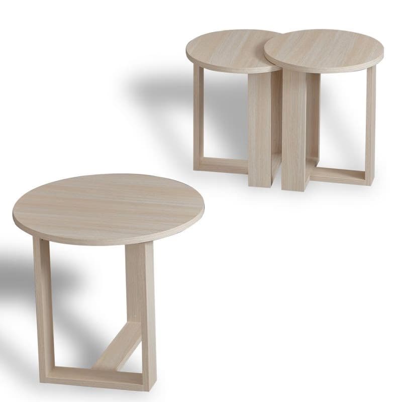 Sada odkladacích stolíkov (3 kusy) Mira - Oak 3