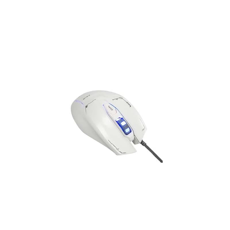 E-blue Mazer Myš káblová, biela, 2500DPI 3