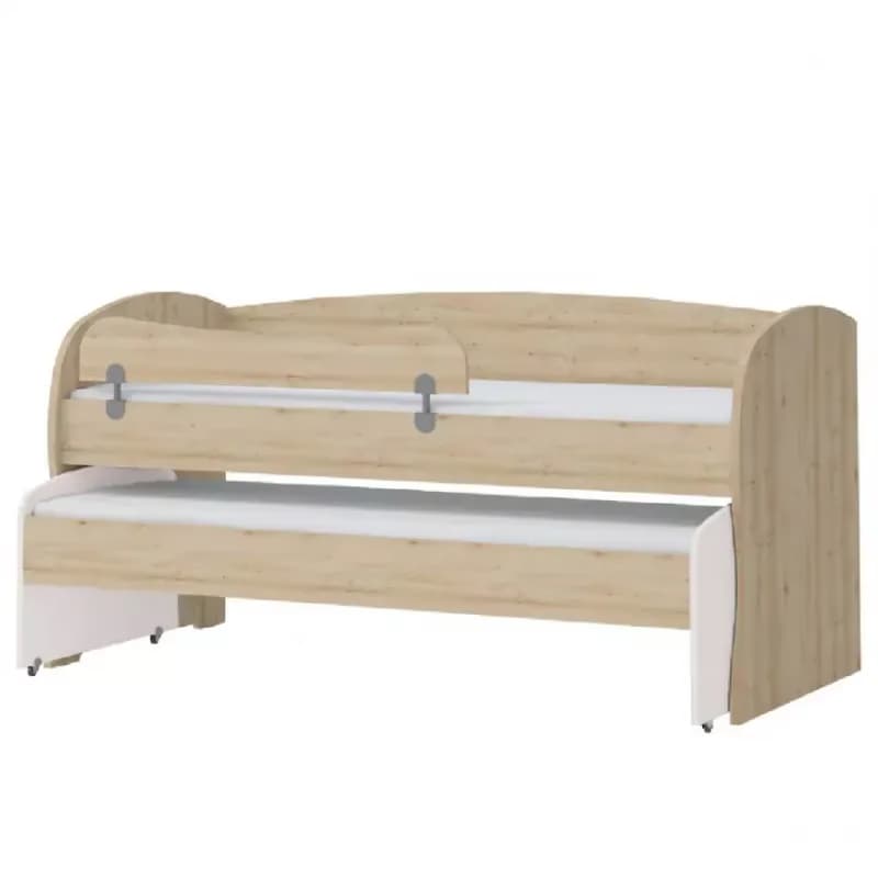 Posteľ Kiki KRD1-BK/KI-15 beech/white 1