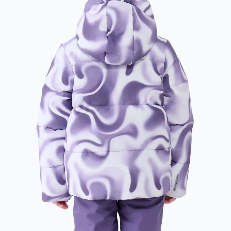Dievčenská lyžiarska bunda 4F JUNIOR TECHNICAL JACKET F0826-4FJWAW25TTJAF0826-90A-MULTICOLOUR ALLOVER 5