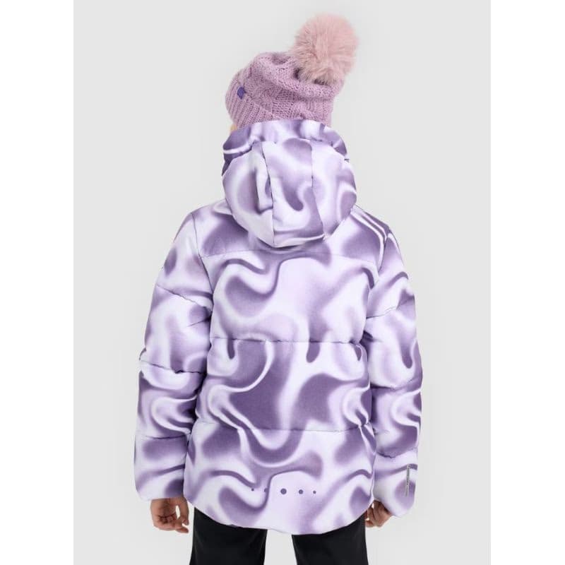 Dievčenská lyžiarska bunda 4F JUNIOR TECHNICAL JACKET F0826-4FJWAW25TTJAF0826-90A-MULTICOLOUR ALLOVER 6