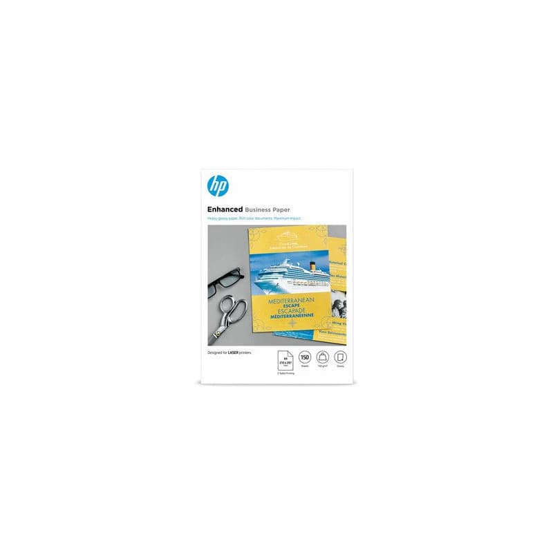 HP Enhanced Business Glossy Laser Photo Paper, CG965A, fotopapier, lesklý, biely, A4, 150 g/m2, 150 ks, laserový,obojstranný tlač 1