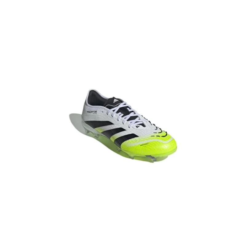 Pánske futbalové kopačky outdoorové ADIDAS Predator Pro M FG cloud white core black lucid lemon