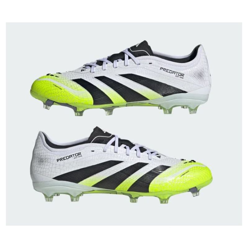 Pánske futbalové kopačky outdoorové ADIDAS Predator Pro M FG cloud white core black lucid lemon 5