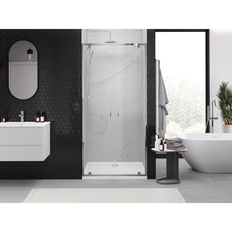 MEXEN - Exo sprchové dvere krídlové 70, transparent, chróm 8182-070-000-01-00 6