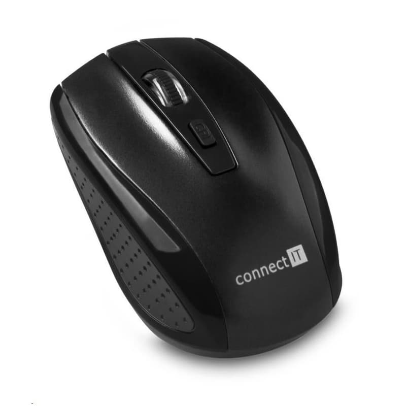 CONNECT IT Bezdrôtová optická myš (+ 2x AAA batéria zadarmo), čierna 1