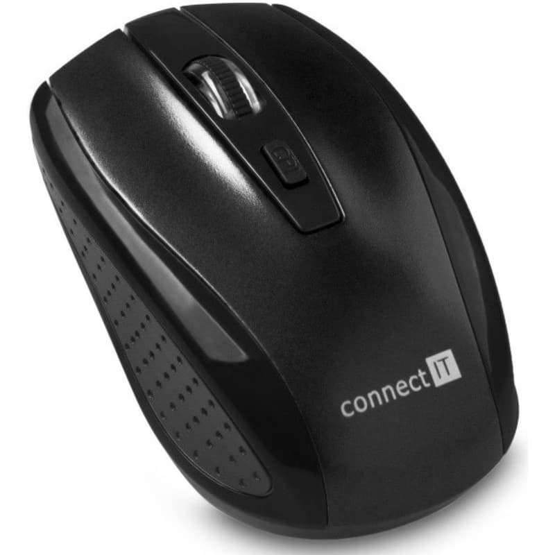 CONNECT IT Bezdrôtová optická myš (+ 2x AAA batéria zadarmo), čierna 6