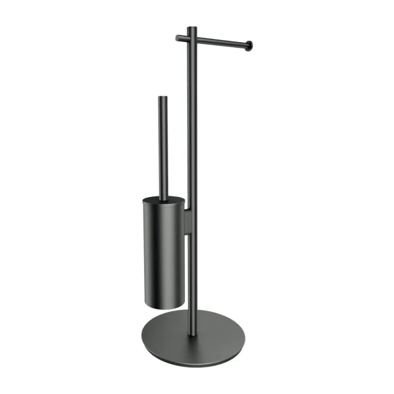 OMNIRES - MODERN PROJECT voľne stojaci držiak na toaletný papier a kefu, grafit MP60810GR 3