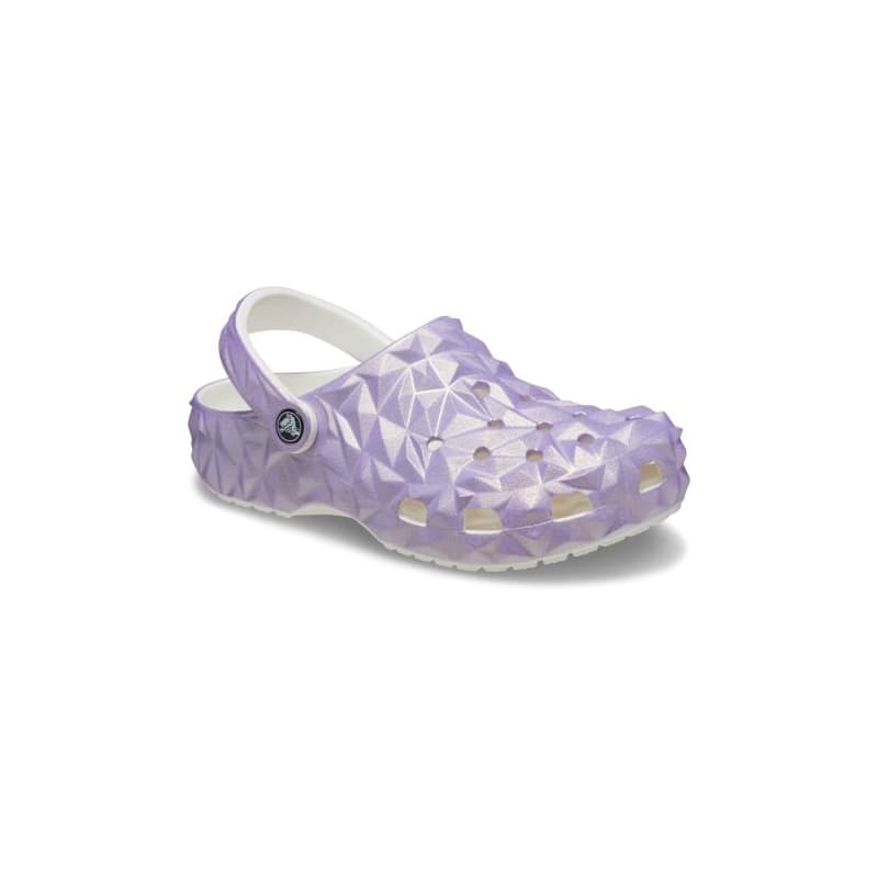 Kroksy (rekreačná obuv) CROCS Classic Iridescent Geo Clog white