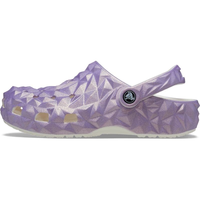 Kroksy (rekreačná obuv) CROCS Classic Iridescent Geo Clog white 2