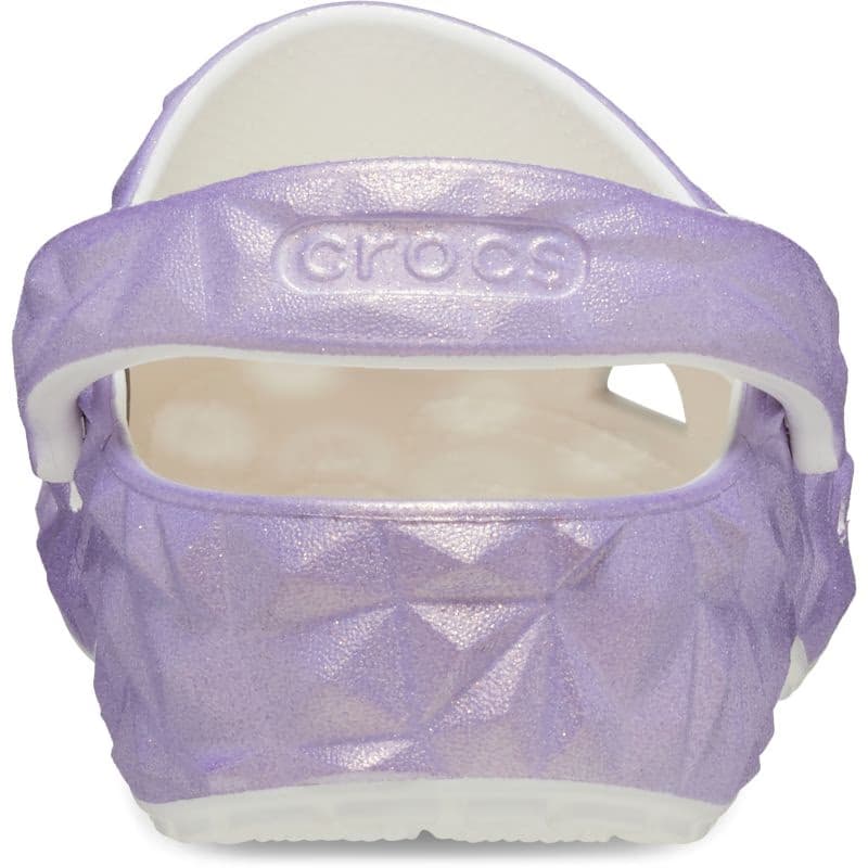 Kroksy (rekreačná obuv) CROCS Classic Iridescent Geo Clog white 4
